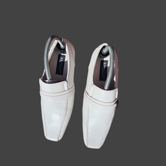 Bonafini Collection Boys/Men White Dress Shoes Size 4.5 - Picture 6 of 12